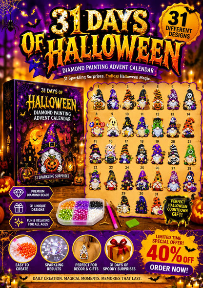 Ventayo – Overraskelseskalender med diamantkunst til Halloween