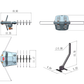 250 Miles HD TV Digital Antenna 360° Rotating