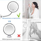 10X Magnifying LED Lighted Flexible Mirror