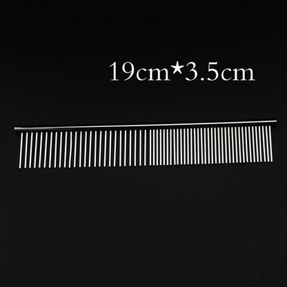 Kam til kæledyr i rustfrit stål