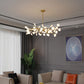 Firefly Art Deco Pendant Light Chandelier Black/Gold Living Room
