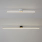 Linear Flush Mount Ceiling Light Black/White