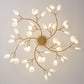 Firefly Art Deco Pendant Light Chandelier Black/Gold Living Room