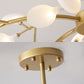 Firefly Art Deco Pendant Light Chandelier Black/Gold Living Room
