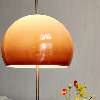 Modern Retro Mushroom Glass Light Standing Floor Lamp For Living Room