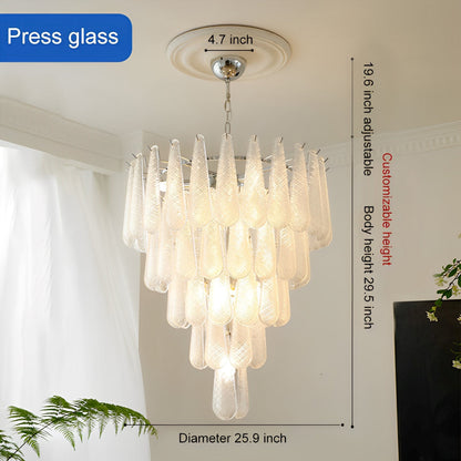 Retro Luxury Teardrop Waterfall Chandelier Light