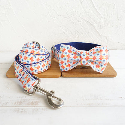 Bohemian Bow Collar and Leash
