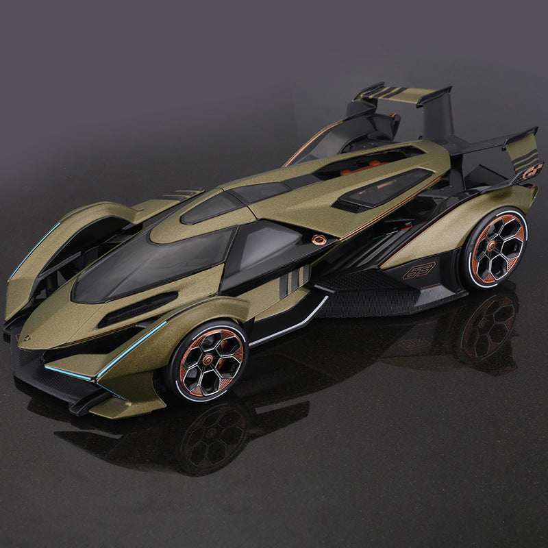 Hudson & Jurgen – Lamborghini V12 Vision Gran Turismo Diecast Model Car 1:18 Scale with Alloy Construction | High-Detail Collector's Item for Car Enthusiasts