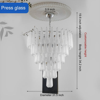 Retro Luxury Teardrop Waterfall Chandelier Light