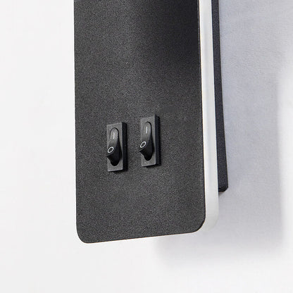 Minimalist Rectangle Spotlight Rotatable LED Reading Wall Sconce Lamp