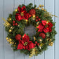 Pre-Lit LED Light Wreath Illuminated with 20 LED Lights
