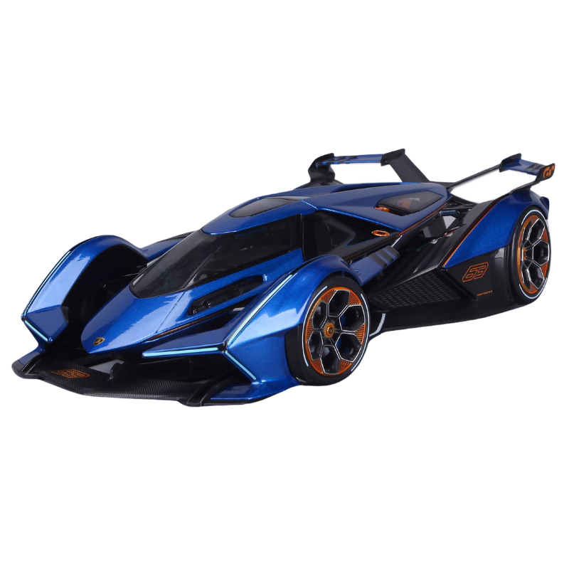Hudson & Jurgen – Lamborghini V12 Vision Gran Turismo Diecast Model Car 1:18 Scale with Alloy Construction | High-Detail Collector's Item for Car Enthusiasts