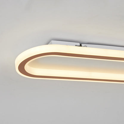 Minimalist Rectangular Flush Mount Ceiling Light