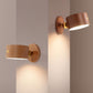 Minimalist Wooden USB Rechargeable Touch Magnetic LED Night Wall Sconce Lamp Light