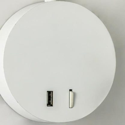 Minimalist USB Rechargeable Silicone Spotlight LED Reading Wall Sconce Lamp