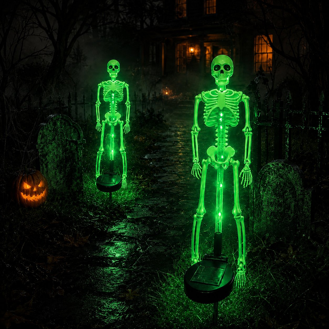 Ventayo – LED-skeletpynt til haven
