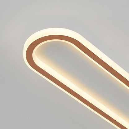 Minimalist Rectangular Flush Mount Ceiling Light