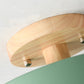 Scandinavian Round LED Semi-Flush Mount Ceiling Light