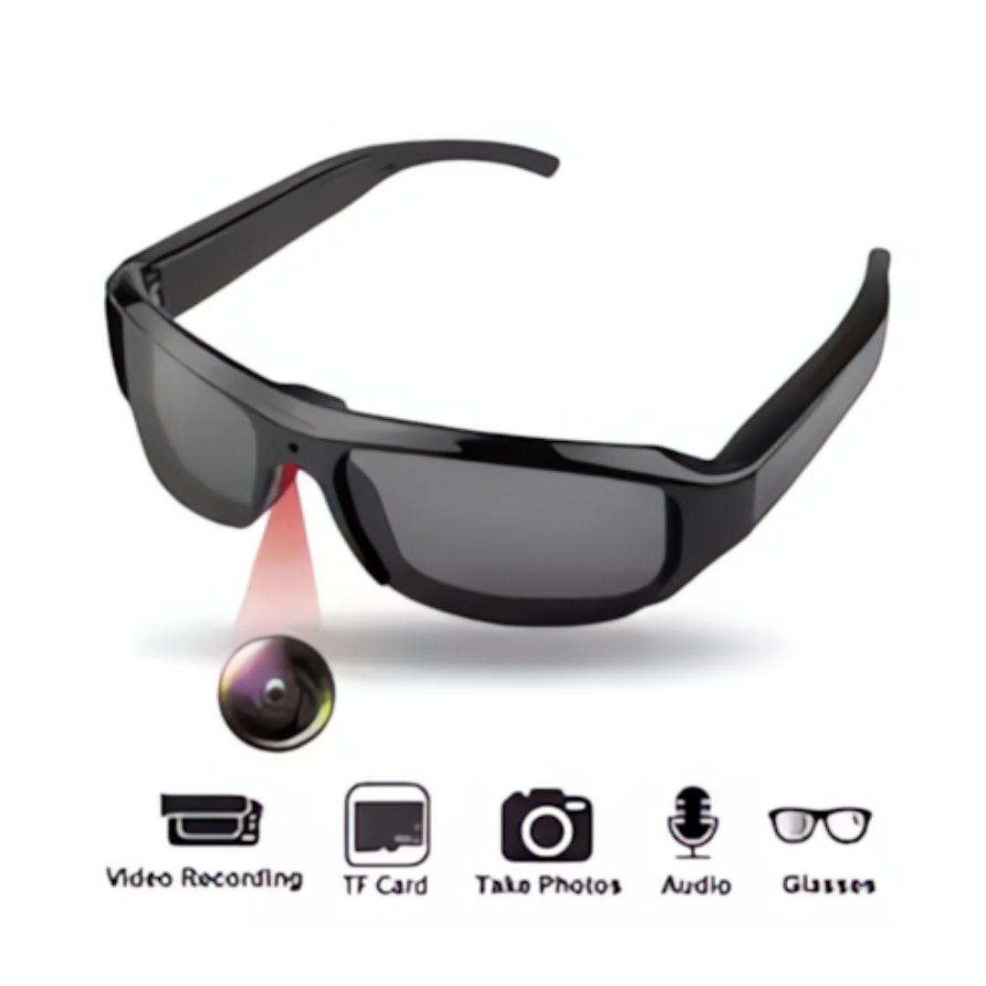 Clear View 4K Video Recording Surveillance Camera Eye Glasses