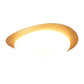 Nordic Iron Wood Grain Pebble LED Flush Mount Ceiling Light