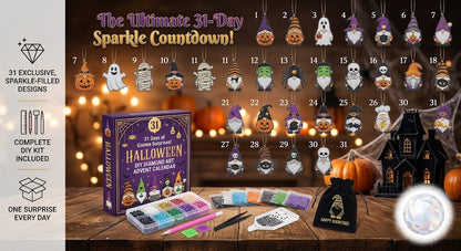 Ventayo – Overraskelseskalender med diamantkunst til Halloween