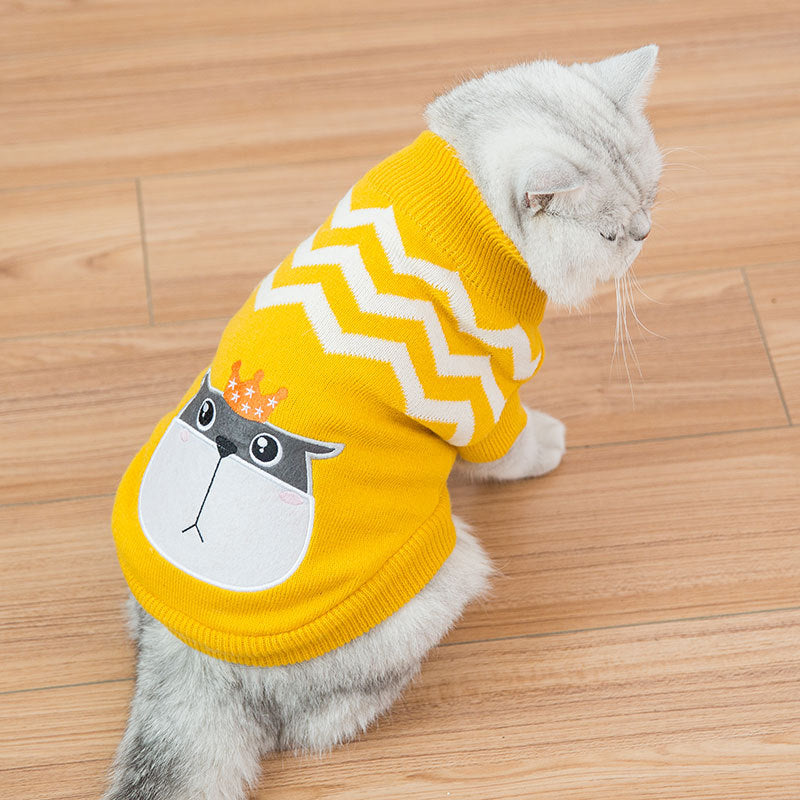 Tiermuster Haustierpullover