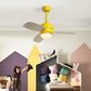 Nordic Minimalist LED Ceiling Paddle Fan with Remote Control Adjustable Wind Speed Fan