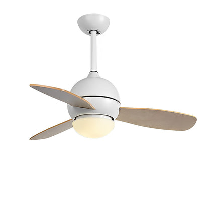 Nordic Minimalist LED Ceiling Paddle Fan with Remote Control Adjustable Wind Speed Fan
