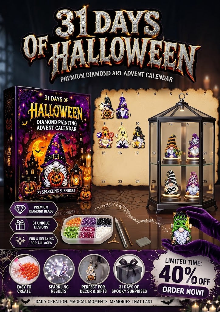 Ventayo – Overraskelseskalender med diamantkunst til Halloween