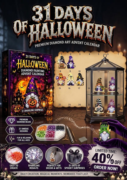 Ventayo – Overraskelseskalender med diamantkunst til Halloween