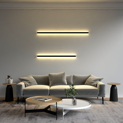 Minimalist Linear Wall Lamp with LED Atmosphere Lighting