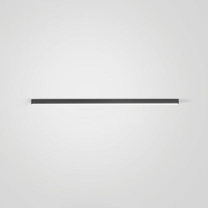 Lineært moderne LED sort metal indbygningsloftlampe