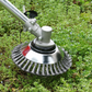Battery Operated Cordless Grass Trimmer & Carbon Steel Weed Brush