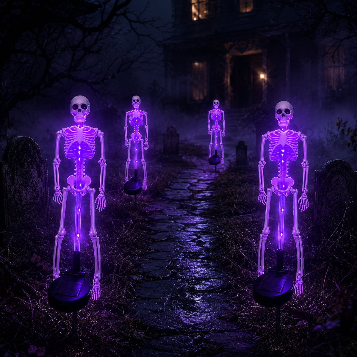 Ventayo – LED-skeletpynt til haven
