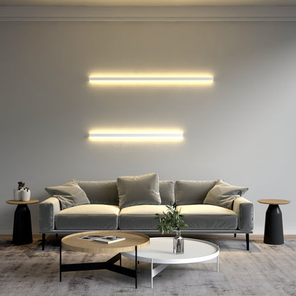 Minimalist Linear Wall Lamp with LED Atmosphere Lighting