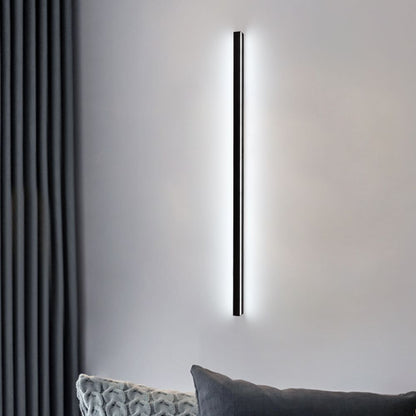 Minimalist Linear Wall Lamp with LED Atmosphere Lighting
