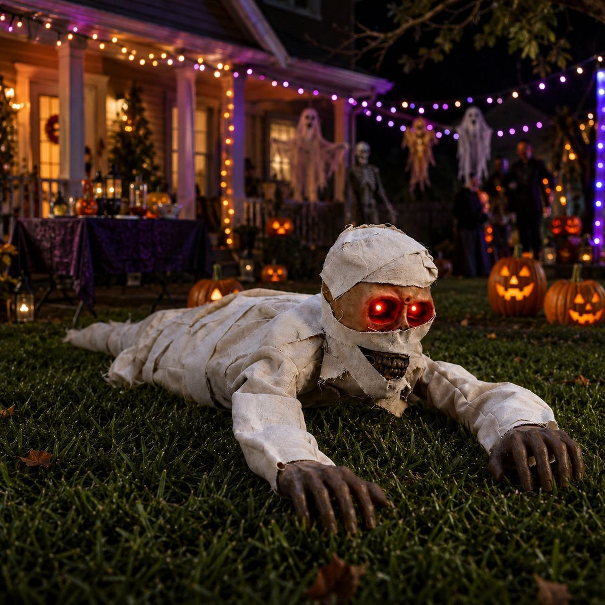 Hudson & Jurgen – Glowing Red Eyes Crawling Horror Mummy