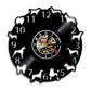 Vinyl Record Dog Clock