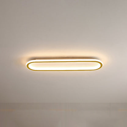 Minimalist Rectangular Flush Mount Ceiling Light