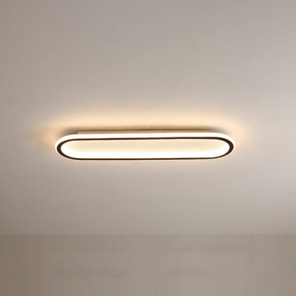 Minimalist Rectangular Flush Mount Ceiling Light