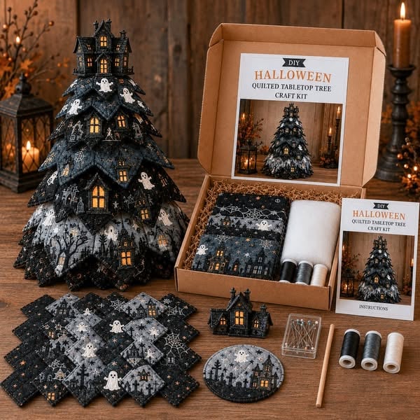 Ventayo – Handmade Halloween Tree Craft Kit