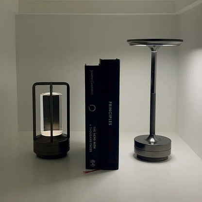 Ambient Lantern Cordless Crystal Table Lamp