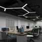 Grandview Modern Geometric DIY Office Chandelier LED Hanging