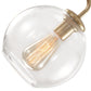 Modern 5-Light Hand Blown Glass Globe Chandelier