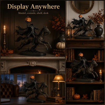 Ventayo – Halloween-Statue des kopflosen Reiters