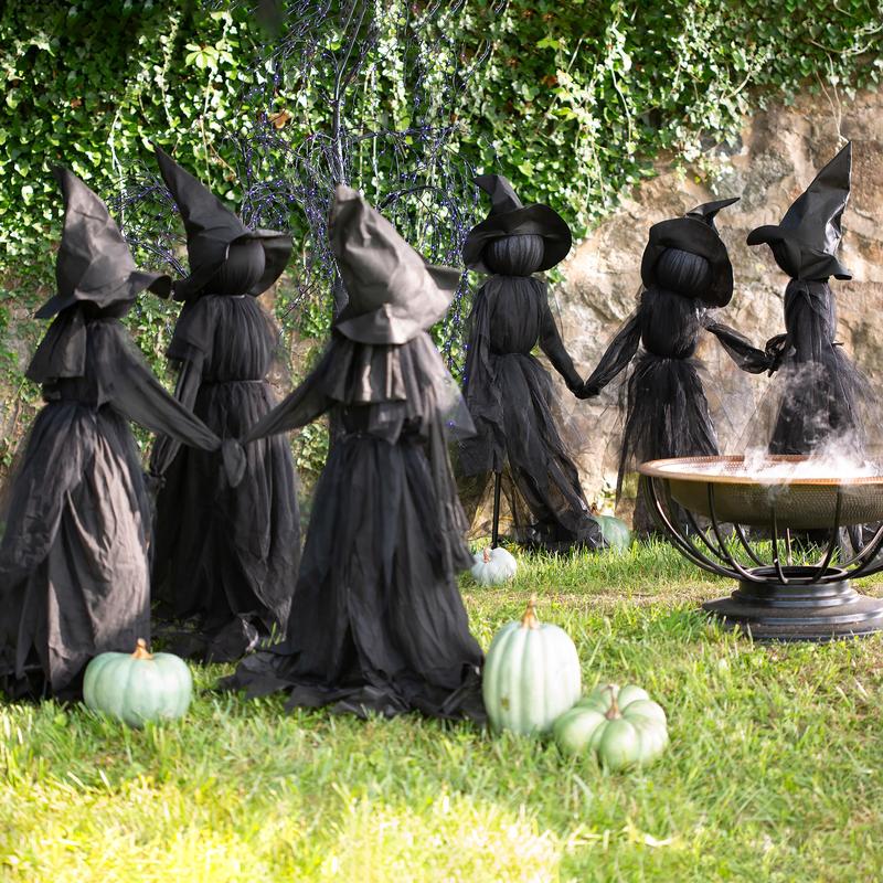 Ventayo – Lighted Halloween Witch Garden Stakes