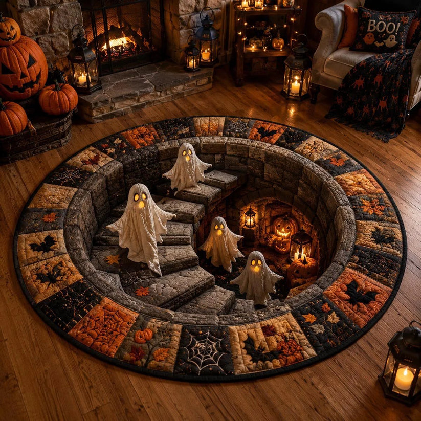 Ventayo – 3D Skeleton Vortex Halloween Rug