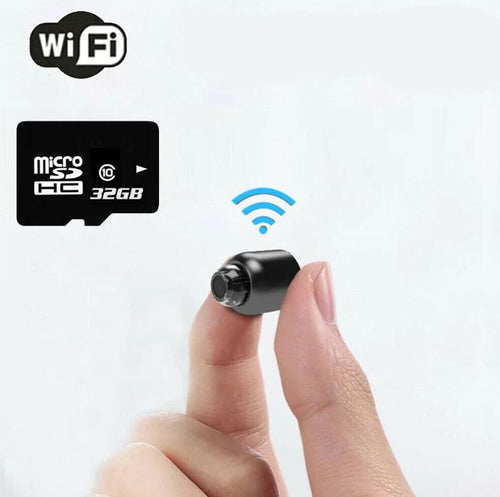 Small WiFi Security Camera Night Vision Surveillance Nanny Cam