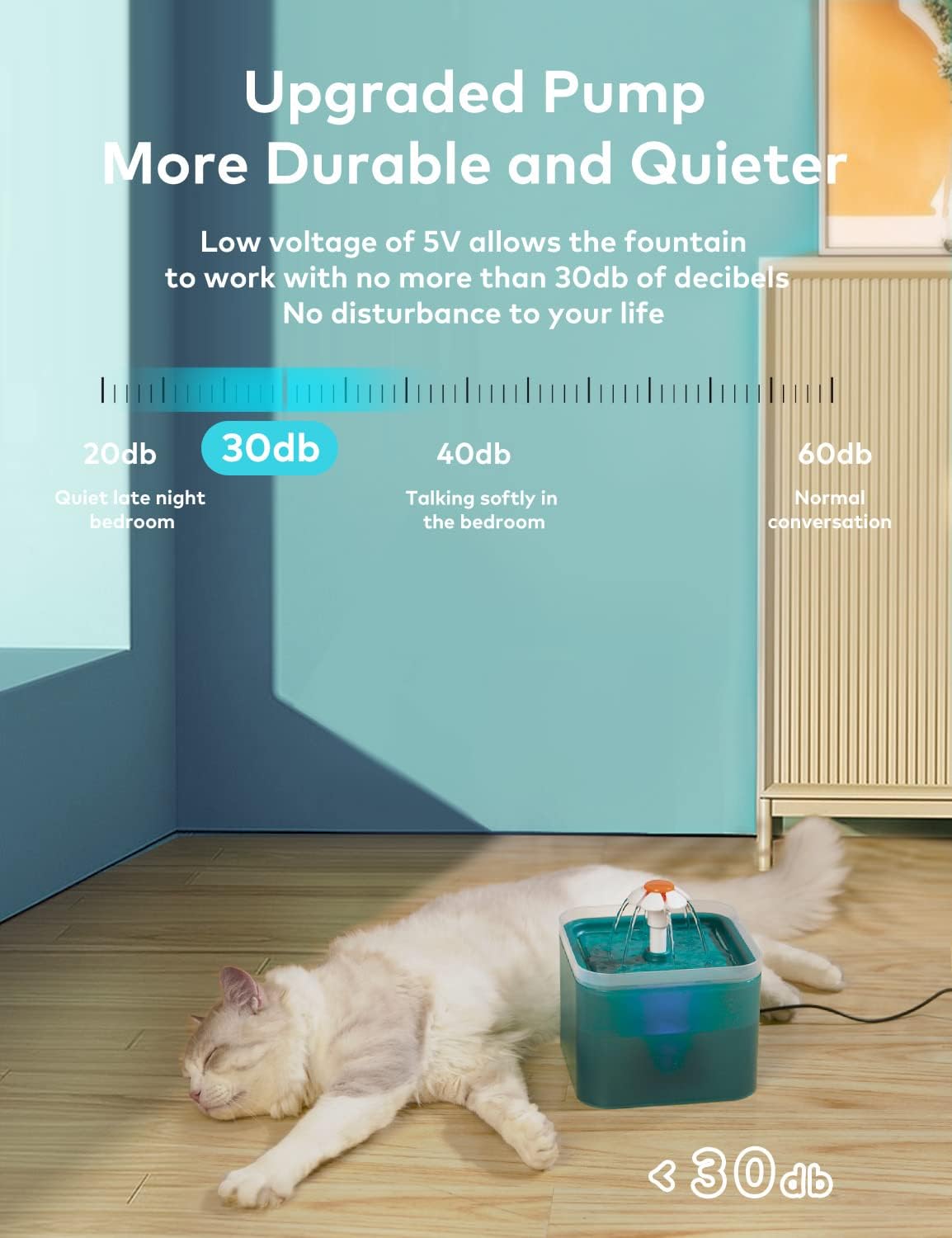 Premium Cat Drinking Water Fountain