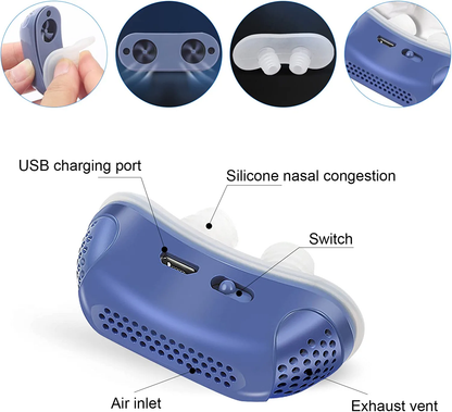 Mikro CPAP søvnapnømaskine til rejse og mod snorken - CPAP alternativ